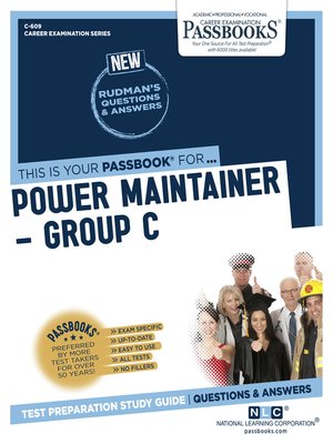 cover image of Power Maintainer – Group C